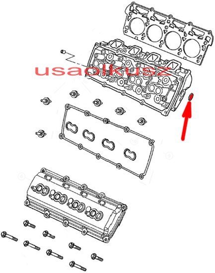 Brok zaślepka głowicy 31,75 mm Jeep Grand Cherokee V8