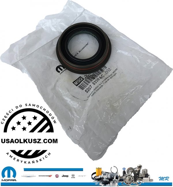 Oryginalny MOPAR uszczelniacz wałka ataku tylnego mostu DANA 8,25 Mitsubishi Raider 2006-2008