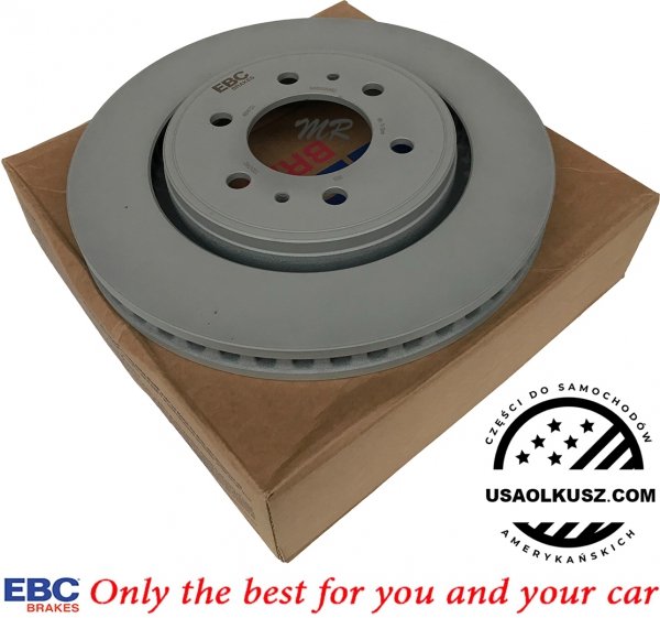 Przednie klocki GreenStuff + tarcze hamulcowe EBC seria Premium Ford Expedition 2011-2021