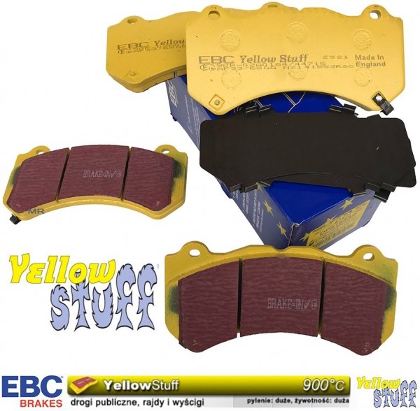 Klocki hamulcowe przednie EBC YellowStuff Chevrolet Corvette C7 Z06 / Grand Sport