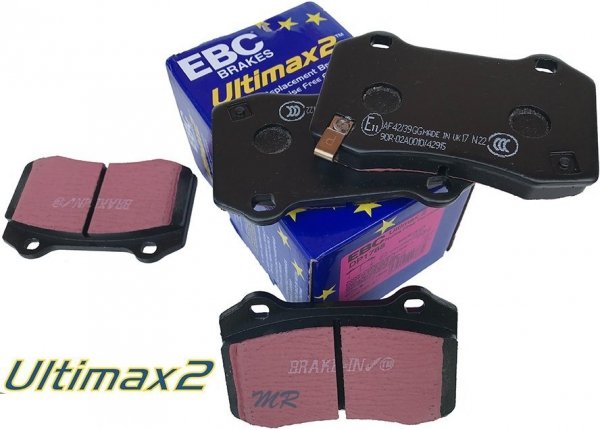 Tylne klocki Ultimax2 + tarcze hamulcowe 350mm EBC seria PREMIUM Dodge Magnum SRT-8 6,1 V8