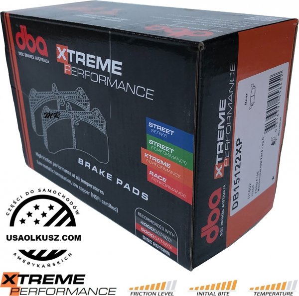 Klocki hamulcowe tylne DBA XTREME PERFORMANCE Lincoln Mark LT 2012-2014