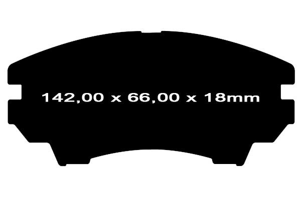 Klocki hamulcowe przednie EBC Ultimax2 Chevrolet Camaro 3,6 V6 -2015