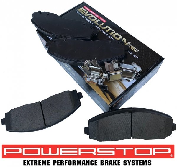 Klocki hamulcowe przednie POWERSTOP Z17 EVOLUTION PLUS Jeep Wrangler 2018-