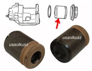 Tłok tylnego zacisku hamulcowego Chrysler Concorde 1998-2004