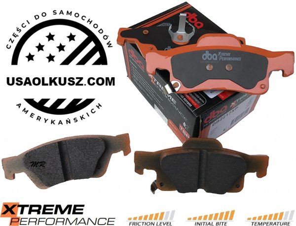 Tylne klocki hamulcowe DBA Xtreme Jeep Grand Cherokee 2011-2022