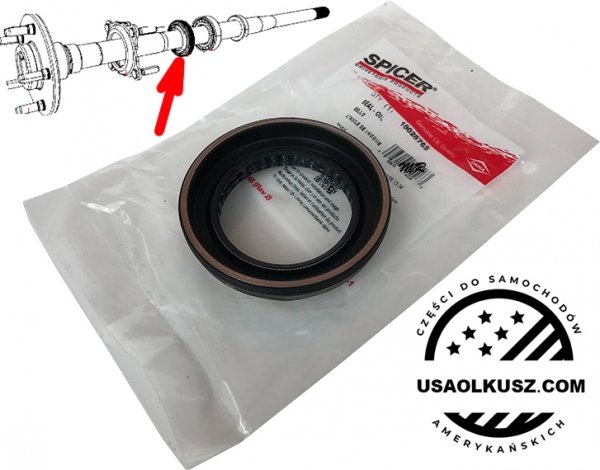 Uszczelniacz półosi tylnego mostu M220 Jeep Gladiator JT