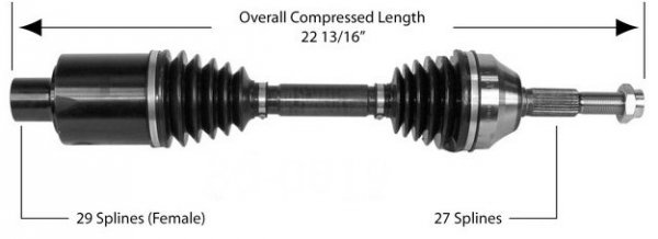 Półoś napędowa PRAWA Jeep Liberty 3,7 -2007