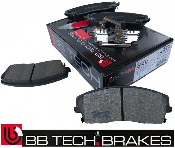 Przednie klocki + NACINANE tarcze hamulcowe 320mm BB-TECH Dodge Charger