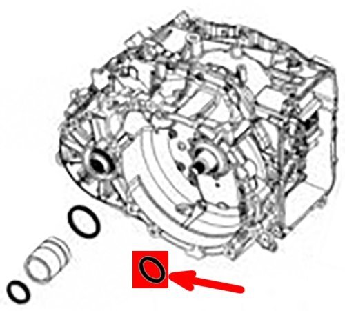 Uszczelniacz konwertera skrzyni 9HP48 Jeep Cherokee KL 2014-2020