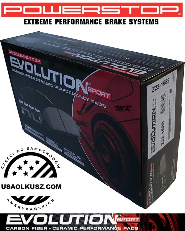 Klocki hamulcowe przednie POWERSTOP Z23 EVOLUTION SPORT Dodge RAM Cargo Van 2012-