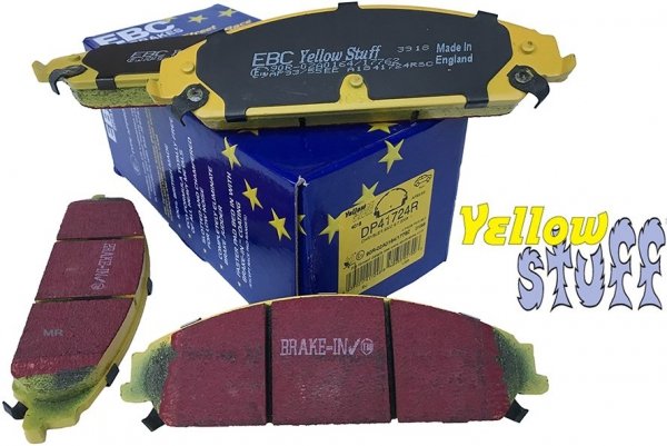 Klocki hamulcowe przednie EBC YELLOWSTUFF Dodge Caliber SRT 2,4 Turbo