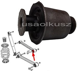 Tuleja tylnego górnego wagacza tylna Jeep Liberty 2008-