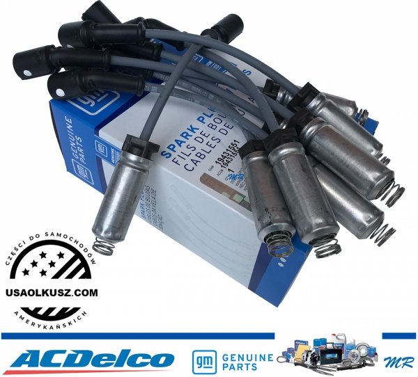 ORYGINALNE przewody GM + IRYDOWE świece zapłonowe ACDelco Chevrolet Tahoe 2015-