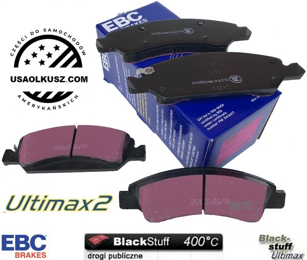 Przednie klocki hamulcowe EBC Ultimax2 Chevrolet Avalanche 1500 2009-
