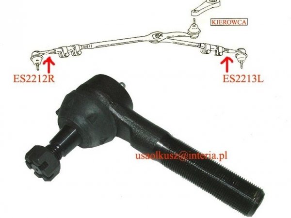 Końcówka drążka kierowniczego PRAWA Ford Explorer 1991-1994