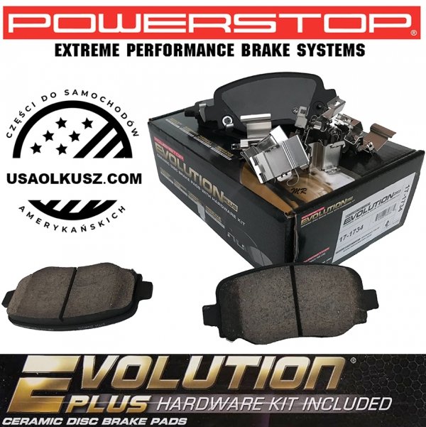 Tylne klocki hamulcowe POWERSTOP Z17 EVOLUTION PLUS Chrysler 200 2015-