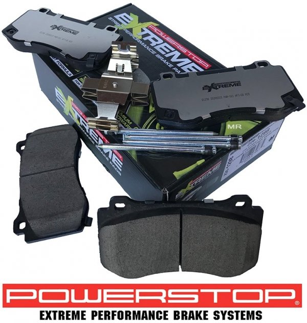 Przednie klocki Z26 + tarcze hamulcowe POWERSTOP 360mm Dodge Charger SRT Scat Pack