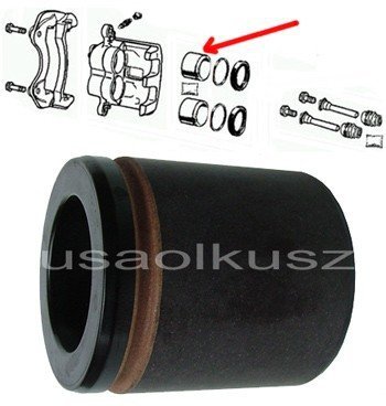 Tłok przedniego zacisku 51mm Lincoln Mark LT 2006-2006