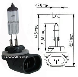 Żarówka halogenu Dodge Dakota 2001-2004 27W