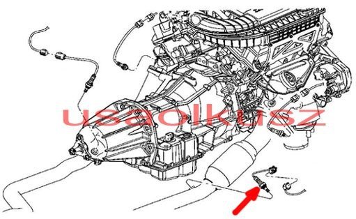 Sonda lambda tylna prawa MOPAR Dodge Magnum 5,7 V8 -2007