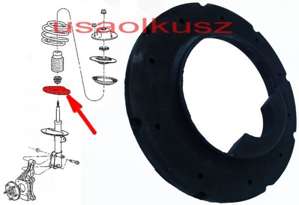 Izolator podkładka sprężyny dolna Dodge Caravan 2001-2007