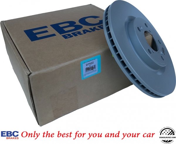Przednie klocki GreenStuff Elite + tarcze hamulcowe EBC seria Premium Honda Odyssey 2011-2014