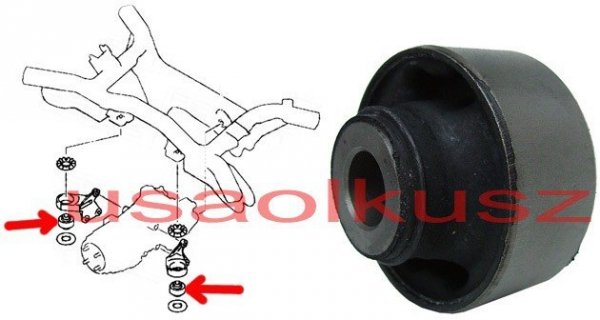 Tuleja mocowania tylnego mostu Dodge Caliber AWD