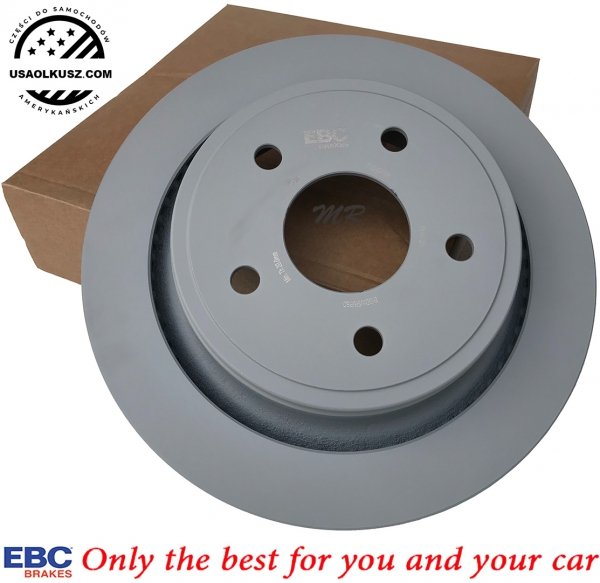 Tylne klocki GreenStuff + tarcze hamulcowe EBC PREMIUM Dodge RAM 1500 2003-