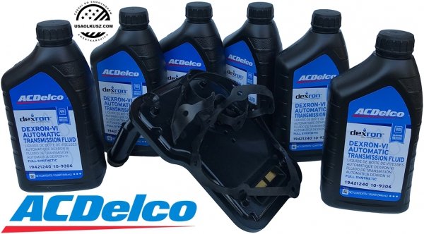 Filtr + olej ACDelco Dextron VI automatycznej skrzyni biegów 6L80 Hummer H2 6,2 V8
