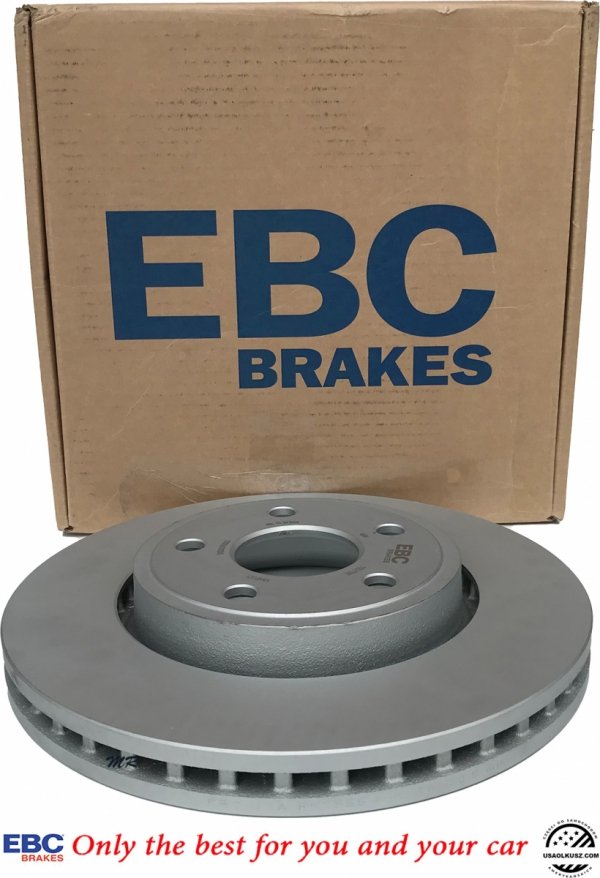 Przednie klocki YellowStuff + tarcze hamulcowe 330mm EBC seria Premium Jeep Grand Cherokee 3,6 V6