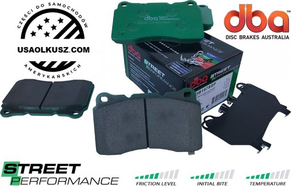 Klocki hamulcowe przednie DBA Street Performance Chevrolet Camaro 2010-