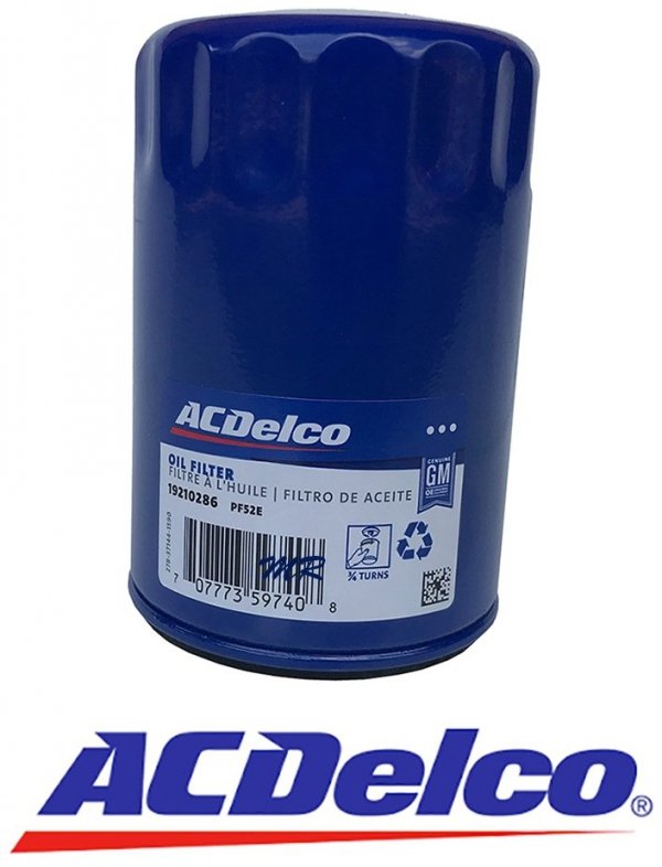 Filtr oleju silnika ACDelco PF52E Isuzu Hombre 4,3 V6