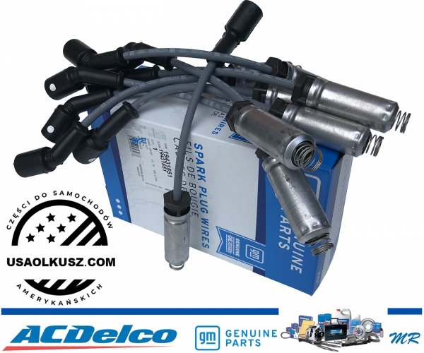 ORYGINALNE przewody GM + IRYDOWE świece zapłonowe ACDelco Chevrolet Silverado 1500 V8 2014-