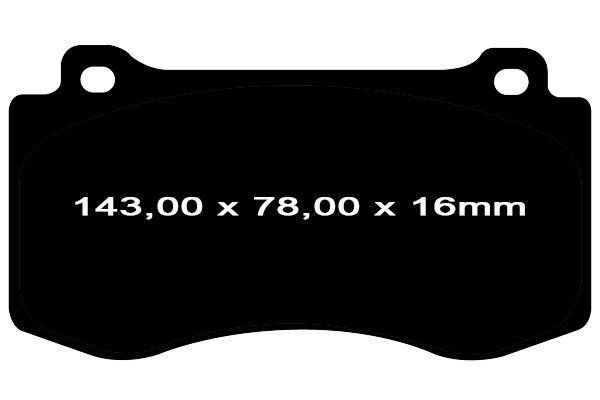 Przednie klocki GreenStuff + tarcze hamulcowe 360mm EBC seria PREMIUM Chrysler 300C SRT8