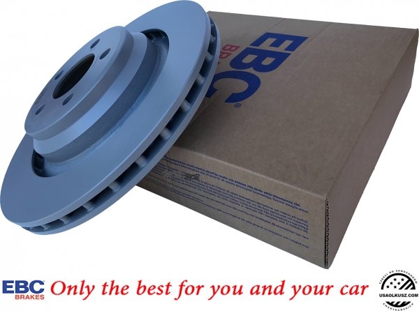 Tylne klocki Ultimax2 + tarcze hamulcowe 350mm EBC seria PREMIUM Dodge Magnum SRT-8 6,1 V8