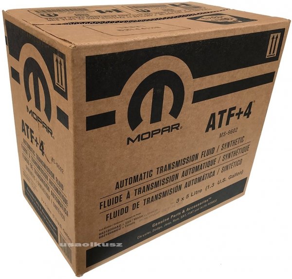 Karton oleju skrzyni biegów MOPAR ATF+4 MS-9602 15l 