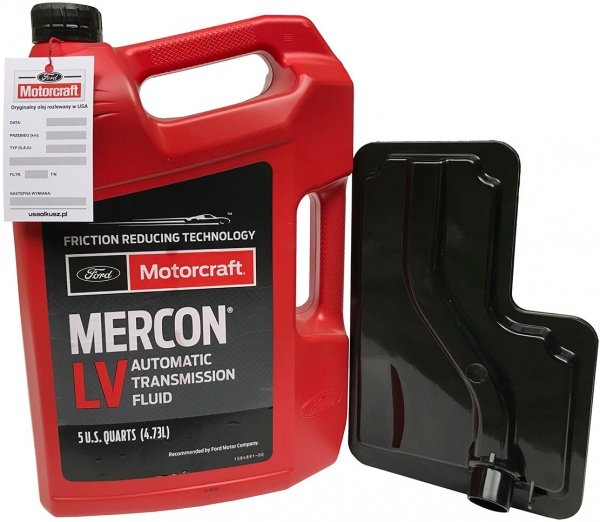 Filtr olej Motorcraft Mercon LV skrzyni biegów 6F50 Ford Flex 3,5 V6