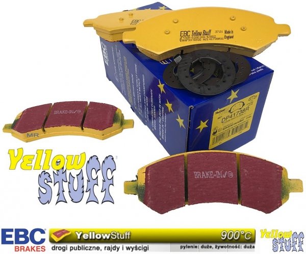 Przednie klocki hamulcowe EBC YellowStuff Chrysler Aspen