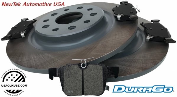 Tylne klocki + tarcze hamulcowe 339mm BR3 Chrysler Pacifica AWD 2020-