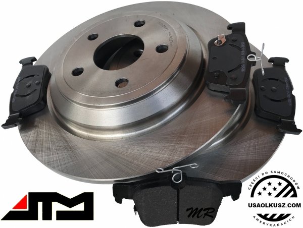 Tylne klocki + tarcze hamulcowe 302mm Ford Kuga 2020-