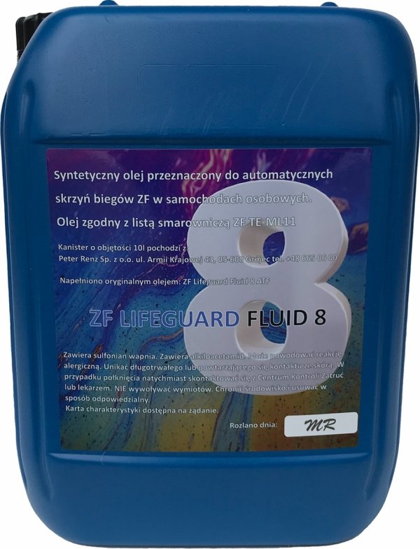 Filtr + olej skrzyni 8-SPD ZF 8HP70 Chrysler 300C 5,7 V8 2015-2023