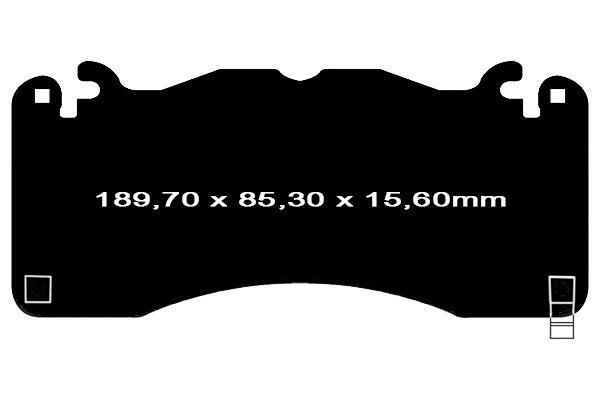 Przednie klocki YellowStuff + tarcze hamulcowe EBC seria PREMIUM Ford Mustang 5,0 V8 2015-