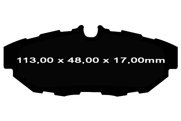 Tylne klocki YellowStuff + NACINANE tarcze hamulcowe EBC seria USR Ford Mustang 2005-2014