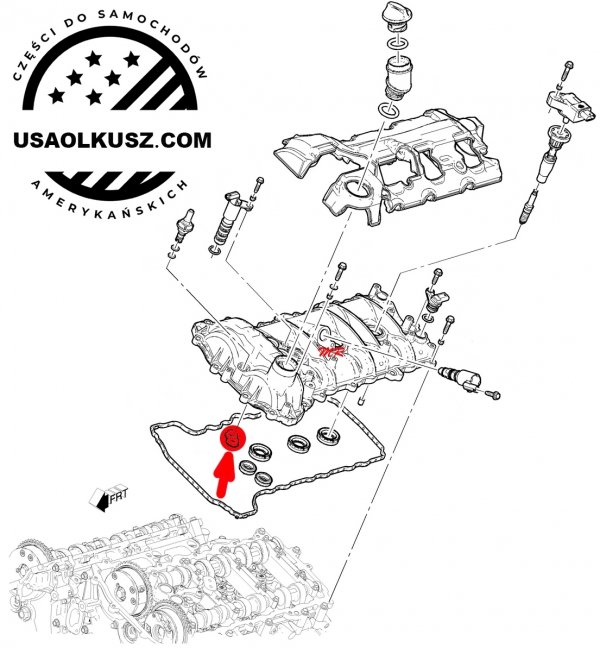 Uszczelka elektrozaworów  VVT Buick LaCrosse 3,6 V6 2017-2019