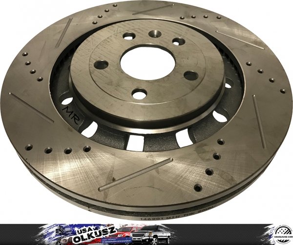 Przednia NACINANA NAWIERCANA tarcza hamulcowa 352mm Lincoln MKS