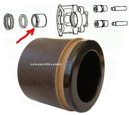 Tłok przedniego zacisku Pontiac Montana AWD 2002-2005