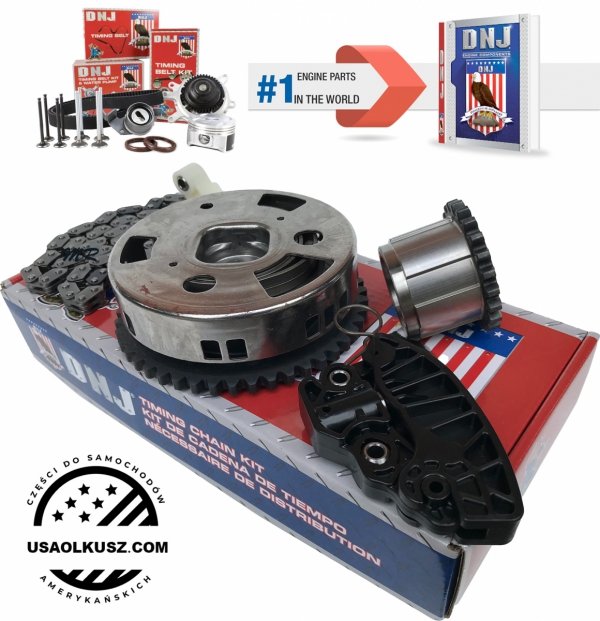 Rozrząd łańcuch napinacz ślizg koło zębate Dodge RAM V8 2009-