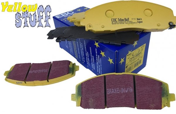 Przednie klocki YellowStuff + tarcze hamulcowe 330mm EBC seria Premium Fiat Freemont 2012-