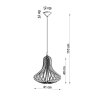 Lampa wisząca ELZA